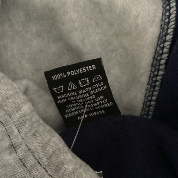 Authentic officially licensed NBA Intersection Navy Pullover Hoodie, L, NWT - Picture 6 of 8